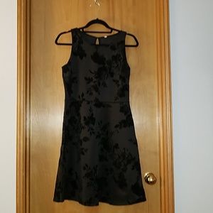 Black cocktail dress